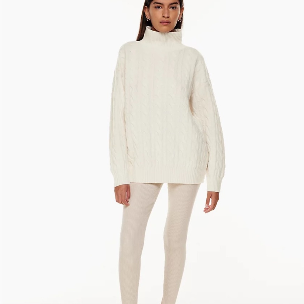 Nwt Aritzia cable knit sweater